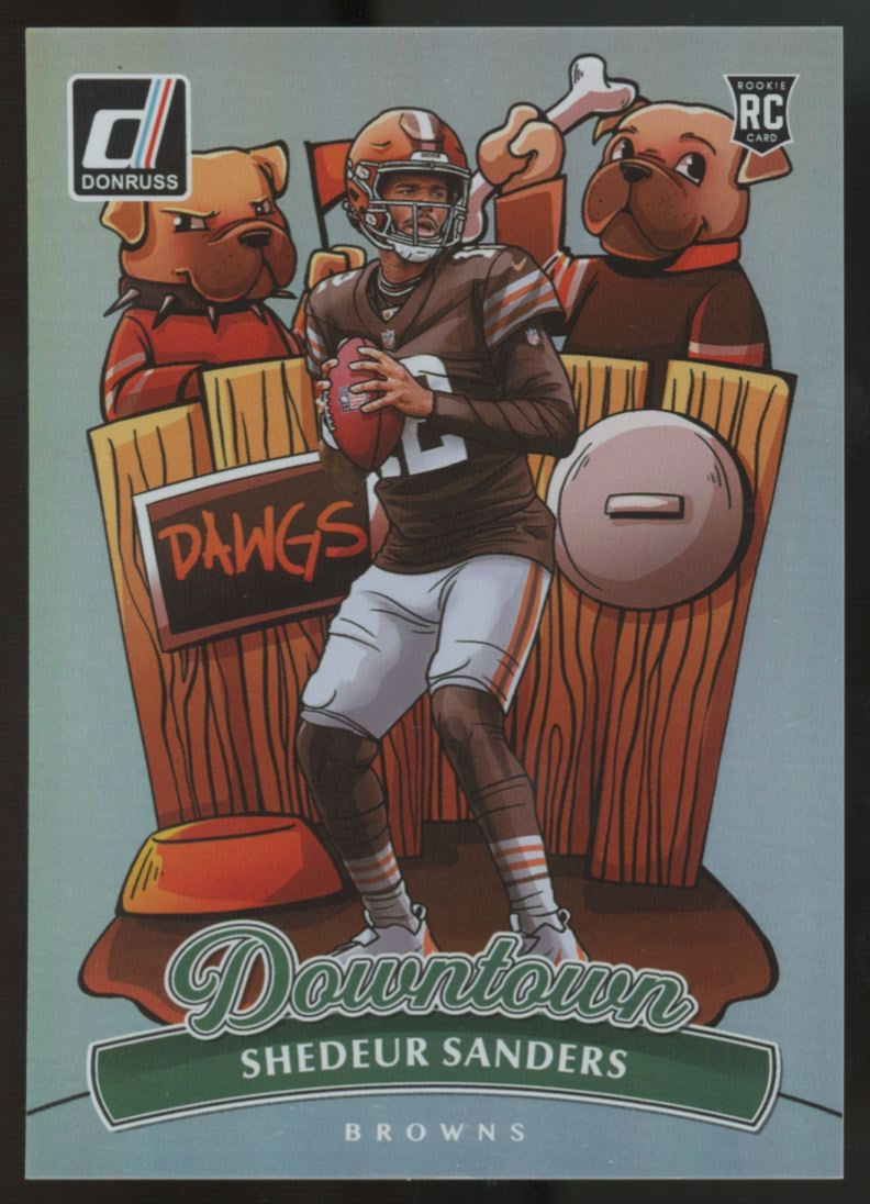 2025 Panini Donruss Shedeur Sanders RC Downtown SSP #17 "B"