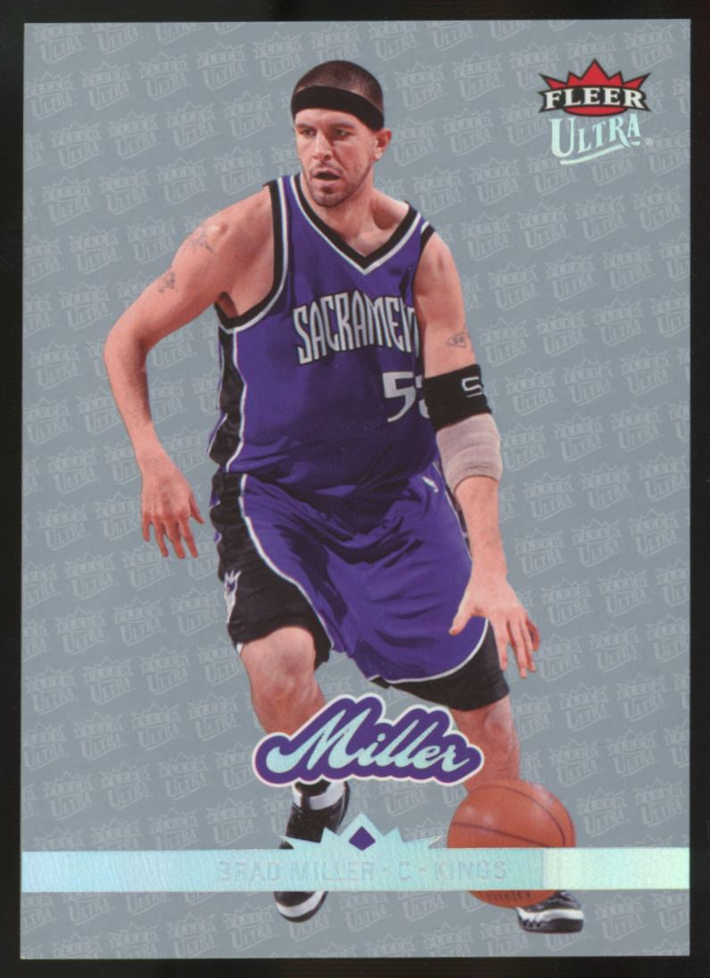 2006-07 Fleer Ultra Brad Miller Platinum Medallion /100 #140