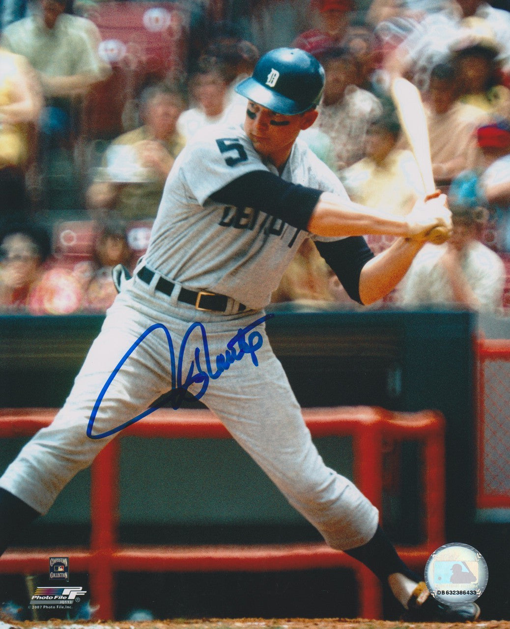 Jim Northrup Autographed 8x10 Photograph - AT BAT