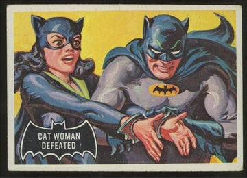 1966 Topps Batman Cat Woman Defeated #35 VG