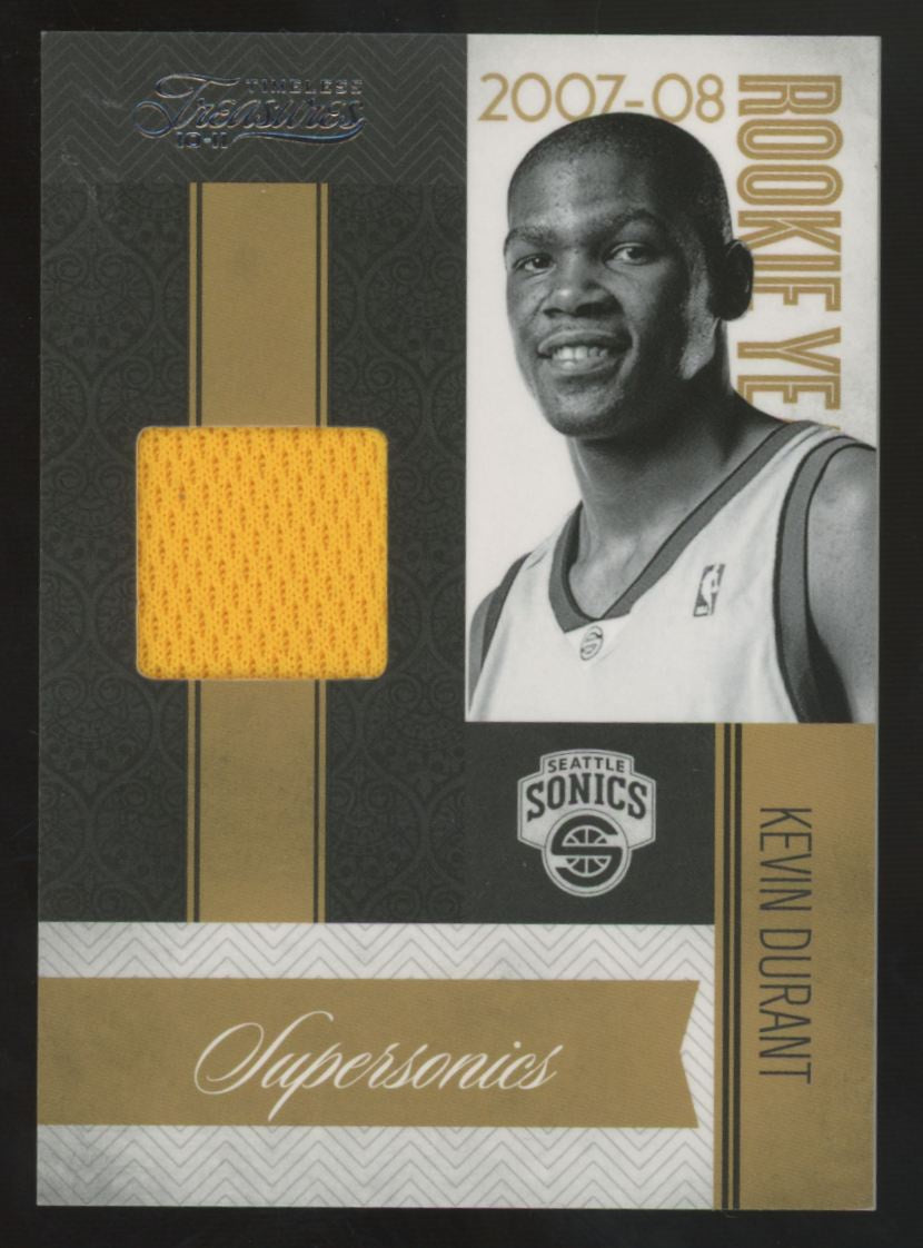 2010-11 Panini Timeless Treasures Kevin Durant Patch /99 #13