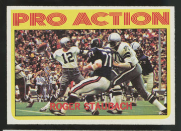 1972 Topps Roger Staubach RC Pro Action #122 NM