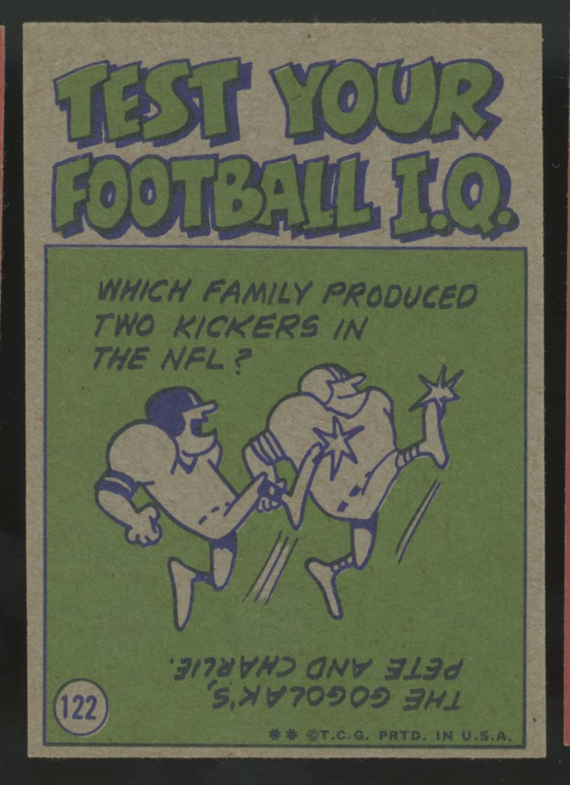 1972 Topps Roger Staubach RC Pro Action #122 NM