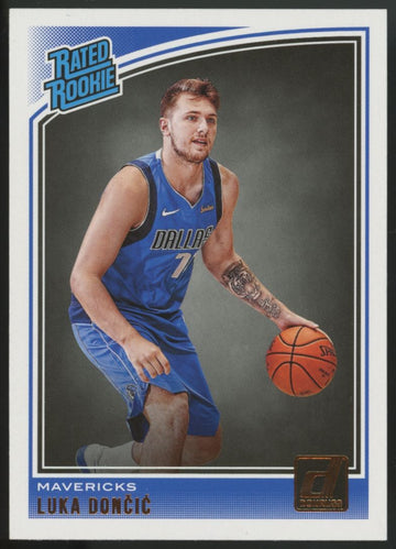 2018-19 Panini Donruss Luka Doncic RC Rated Rookie #177 "B"