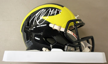 Rashan Gary Autographed Michigan Mini Helmet JSA Certified