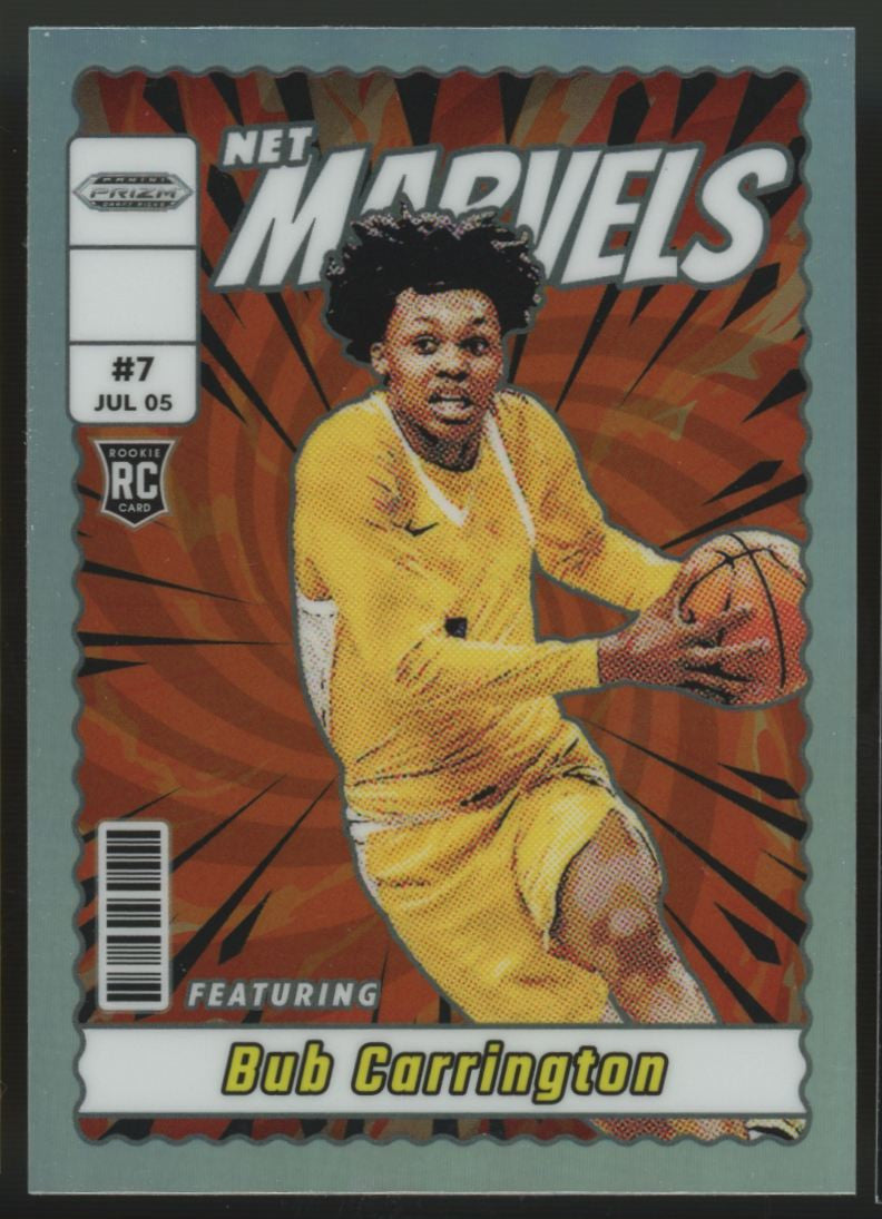 2024-25 Prizm Draft Bub Carrington RC Net Marvels SSP #2