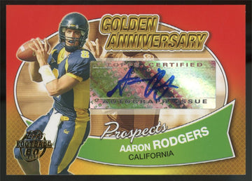 2005 Topps Aaron Rodgers RC Golden Anniversary Prospect Auto #GAP-AR