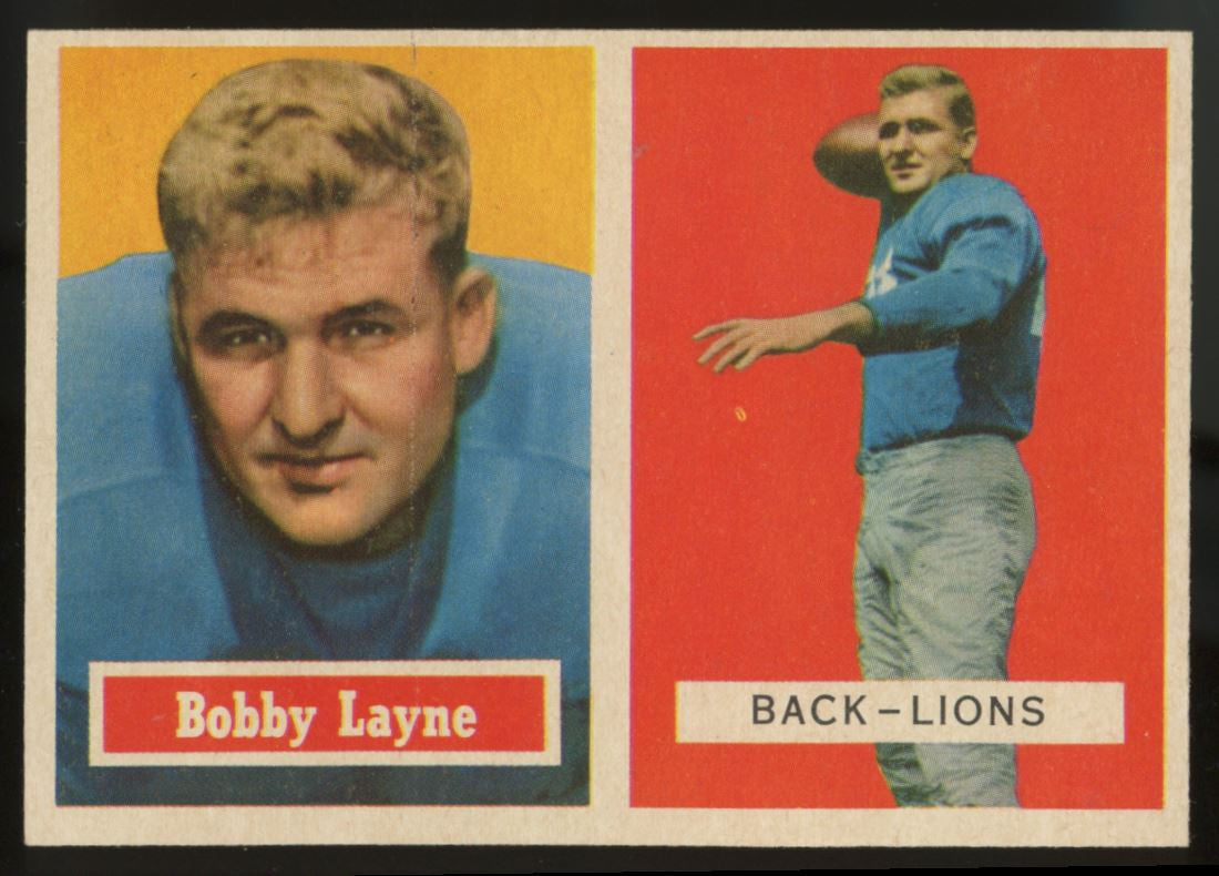 1957 Topps Bobby Layne #32 EX/MT-NM