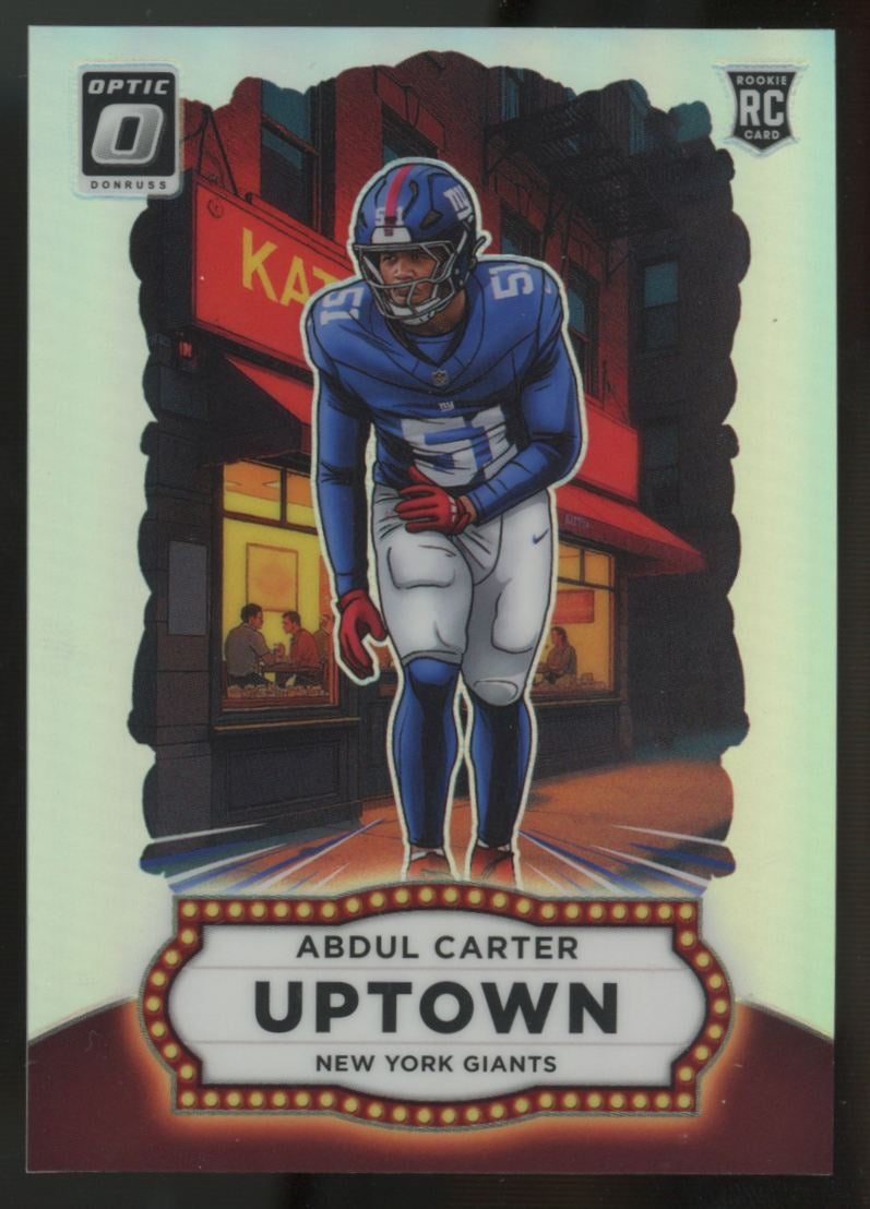 2025 Panini Donruss Optic Abdul Carter RC Uptown Prizm SSP #1