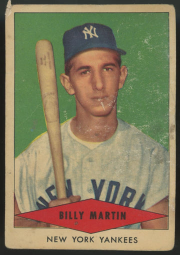 1954 Red Heart Billy Martin Poor