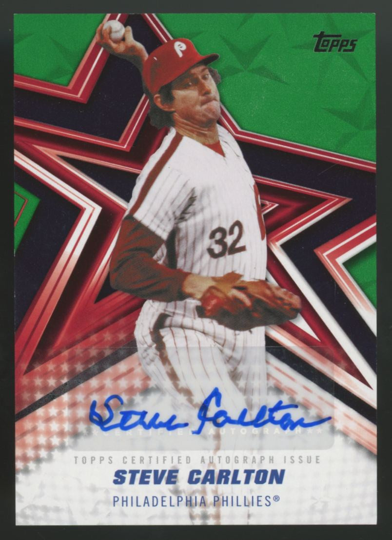 2026 Topps Series 2 Steve Carlton Baseball Stars Green Auto /99 #BSA2-SC