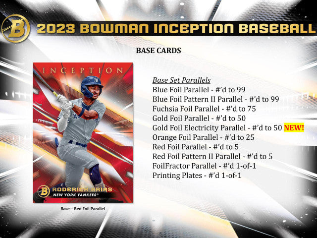 2023 Bowman Inception Baseball Hobby Case (16)