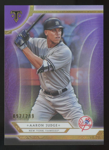 2018 Topps Triple Threads Aaron Judge Amethyst /299 #49