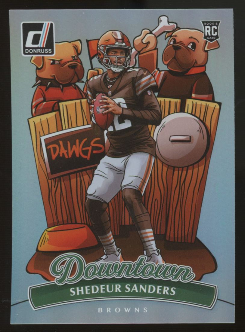 2025 Panini Donruss Shedeur Sanders RC Downtown SSP #17 "A"