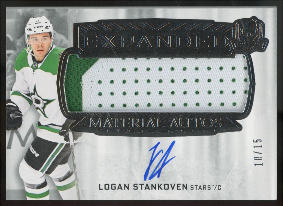 2024-25 UD The Cup Logan Stankoven RC Expanded Material Patch Auto RPA /15