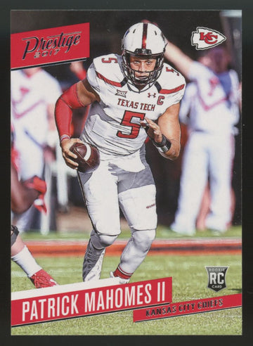 2017 Panini Prestige Patrick Mahomes II RC #232 "A"