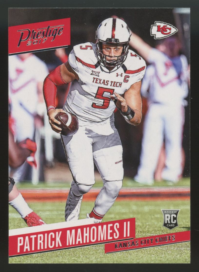 2017 Panini Prestige Patrick Mahomes II RC #232 "A"