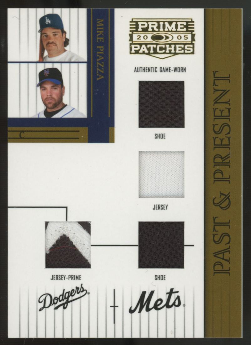 2005 Prime Patches Mike Piazza Past & Present Quad Patch Prime /88 #PP-20