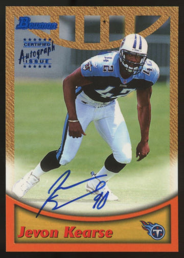 1999 Bowman Jevon Kearse Certified On Card Auto #A24