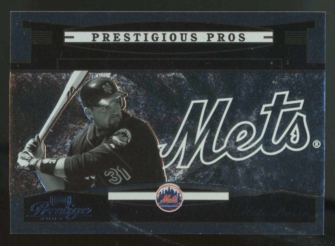 2005 Playoff Prestige Mike Piazza Prestigious Pros Platinum /25 #PP-31