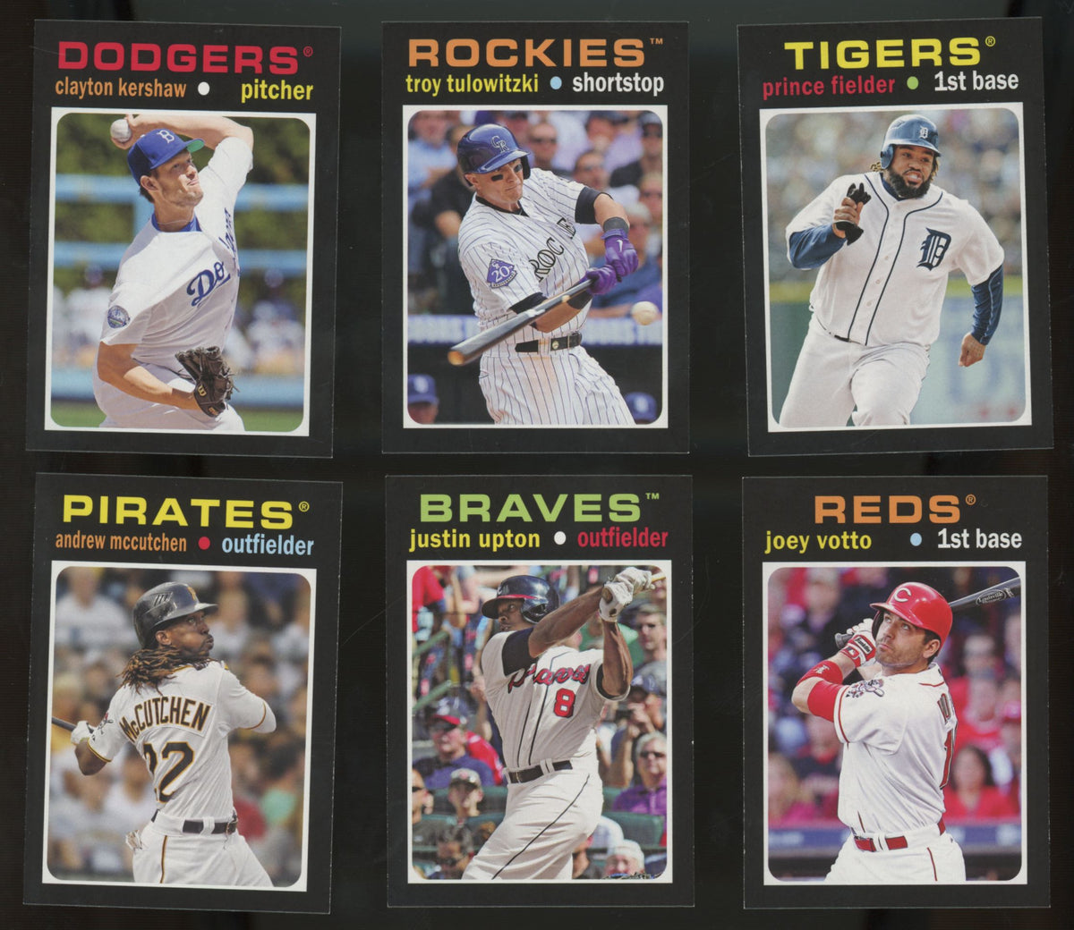 2013 Topps Update 1971 Mini Complete Set (50/50) NM/MT