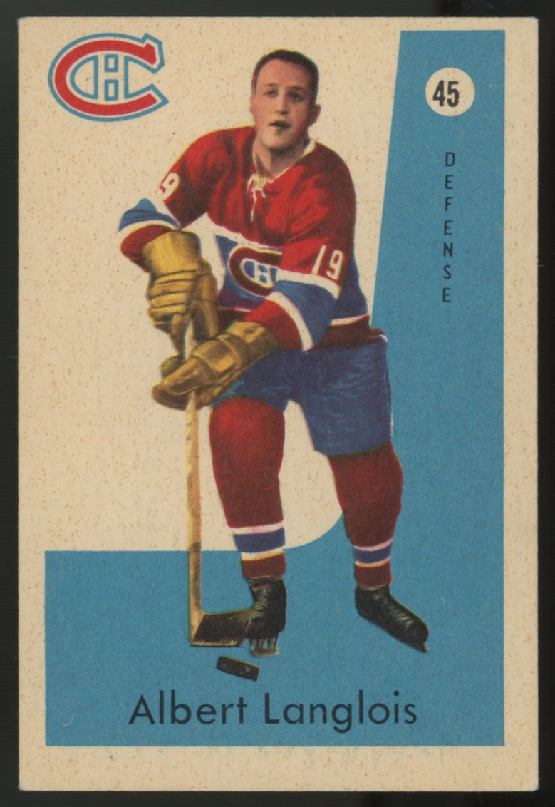 1959-60 Parkhurst Albert Langlois #45 EX