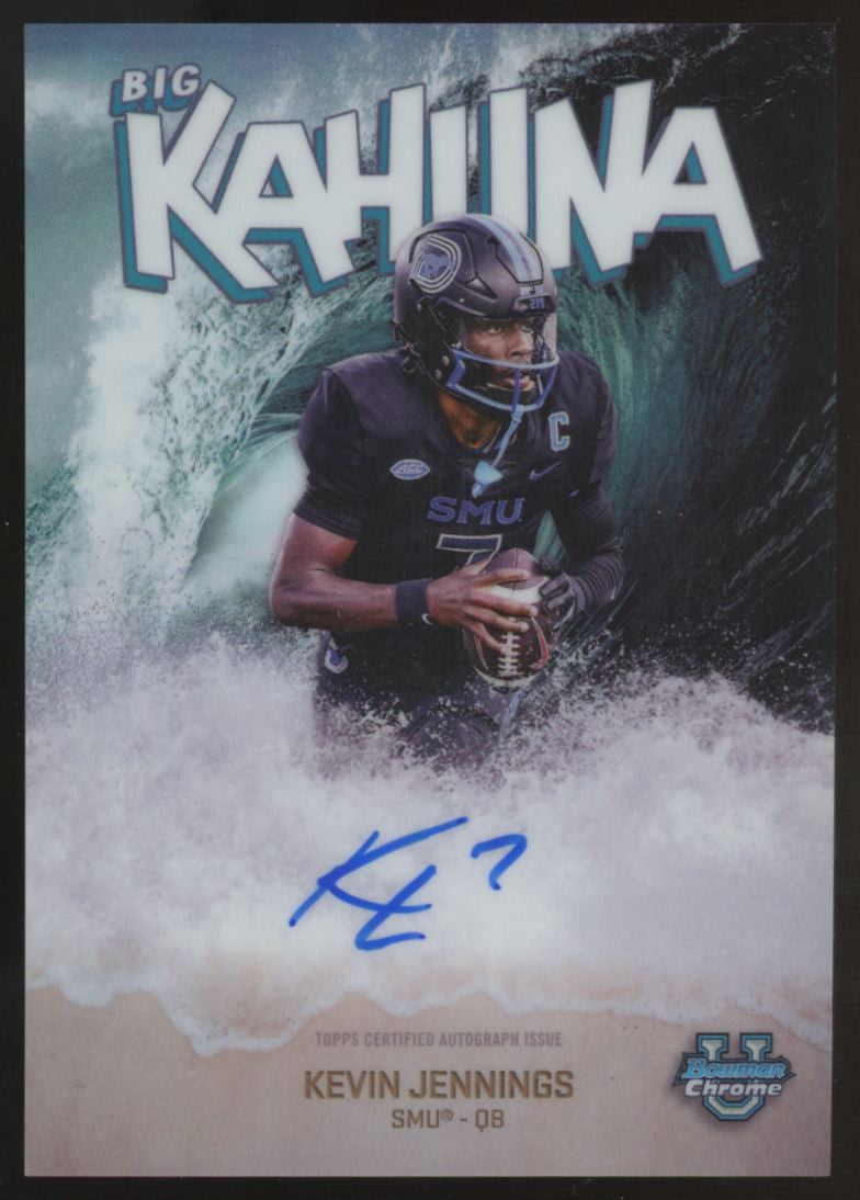 2025 Bowman Chrome U Kevin Jennings Big Kahuna Auto #BK-KJ