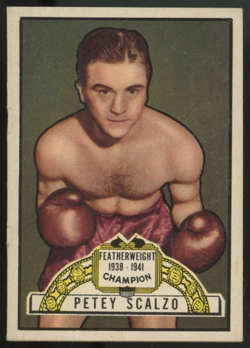 1951 Topps Ringside Petey Scalzo #27 VG
