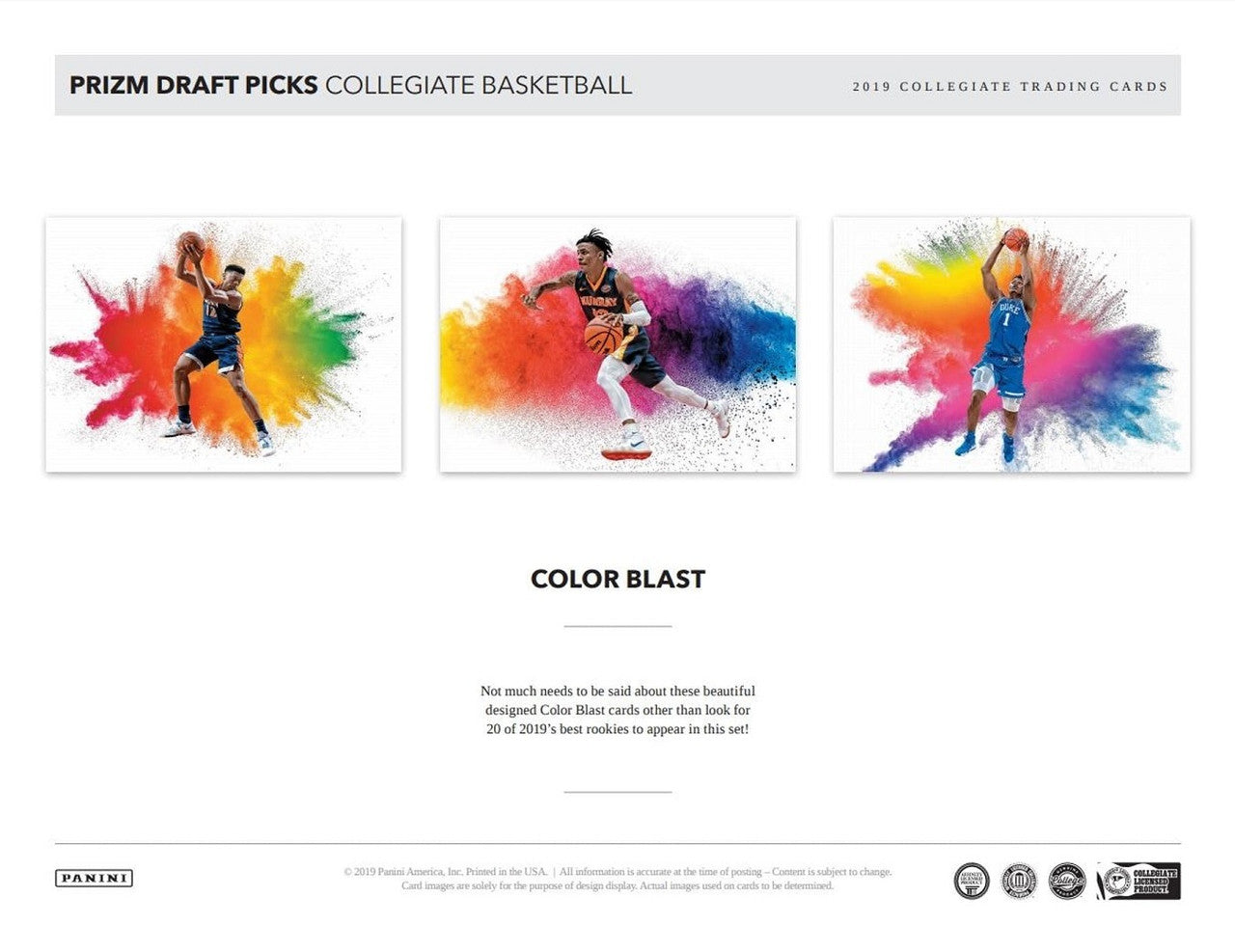 2019/20 Panini Prizm Draft Picks Basketball Hobby Box