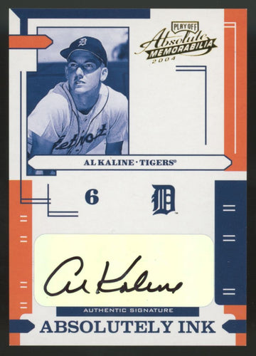2004 Donruss Absolute Memorabilia Al Kaline Absolutely Ink Auto /100 #AI-2