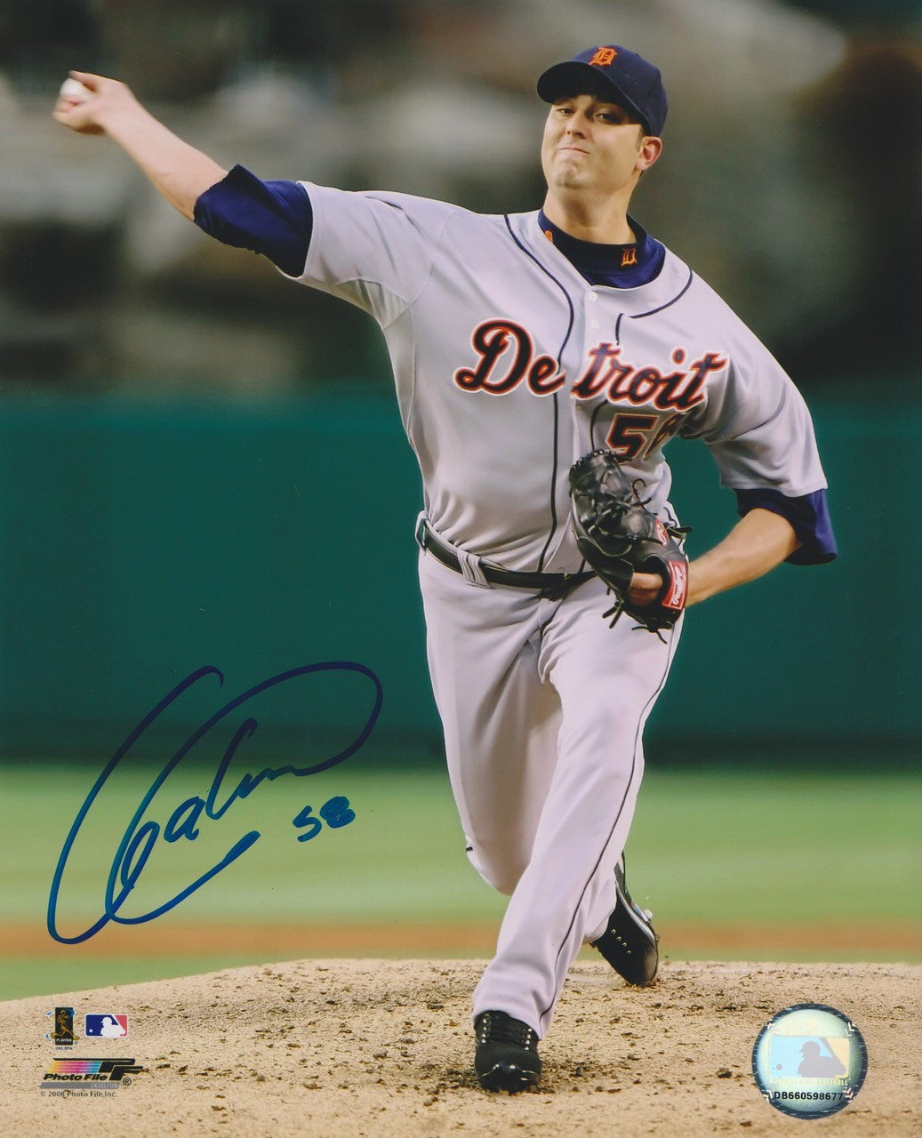Armando Galarraga Detroit Tigers MLB 8x10'' Autographed Photograph