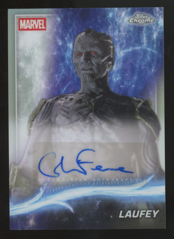 2025 Topps Chrome Marvel Studios Laufey / Colm Feore Auto Refractor #AA-CF