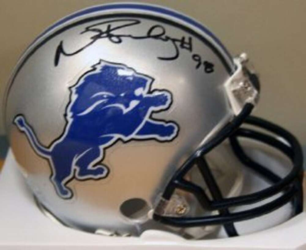 Nick Fairley Detroit Lions Autographed Mini Helmet
