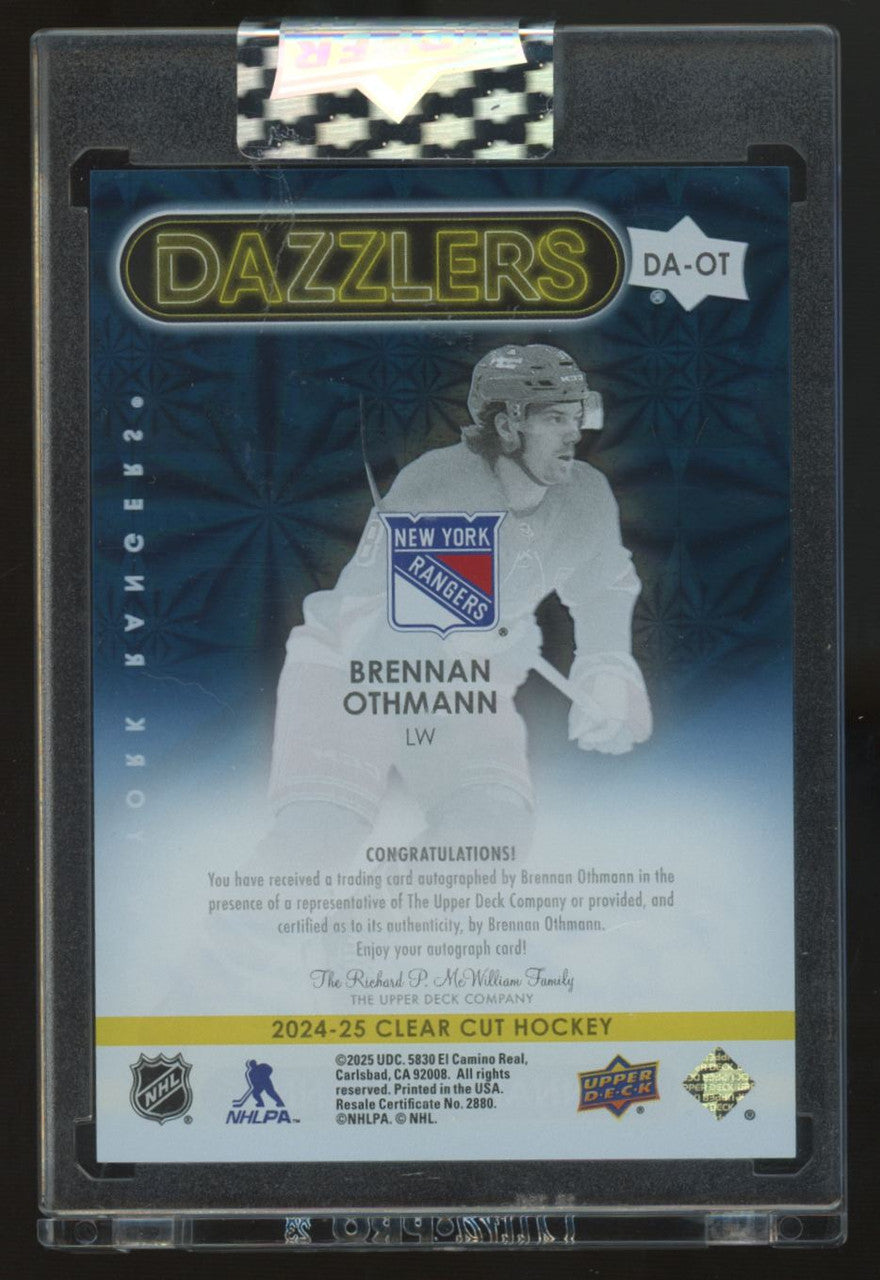 2024-25 UD Clear Cut Brennan Othmann Dazzlers Auto #DA-OT