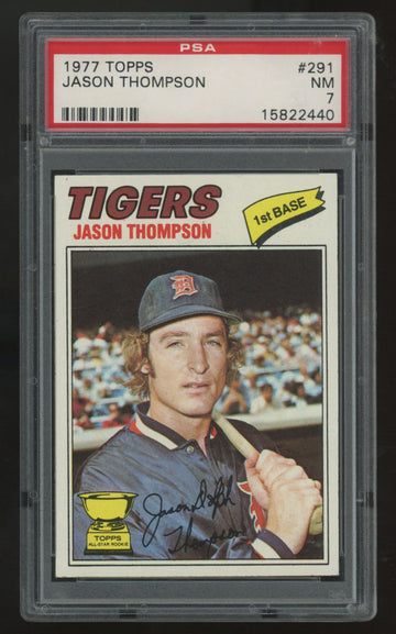 1977 Topps Jason Thompson RC #291 PSA 7