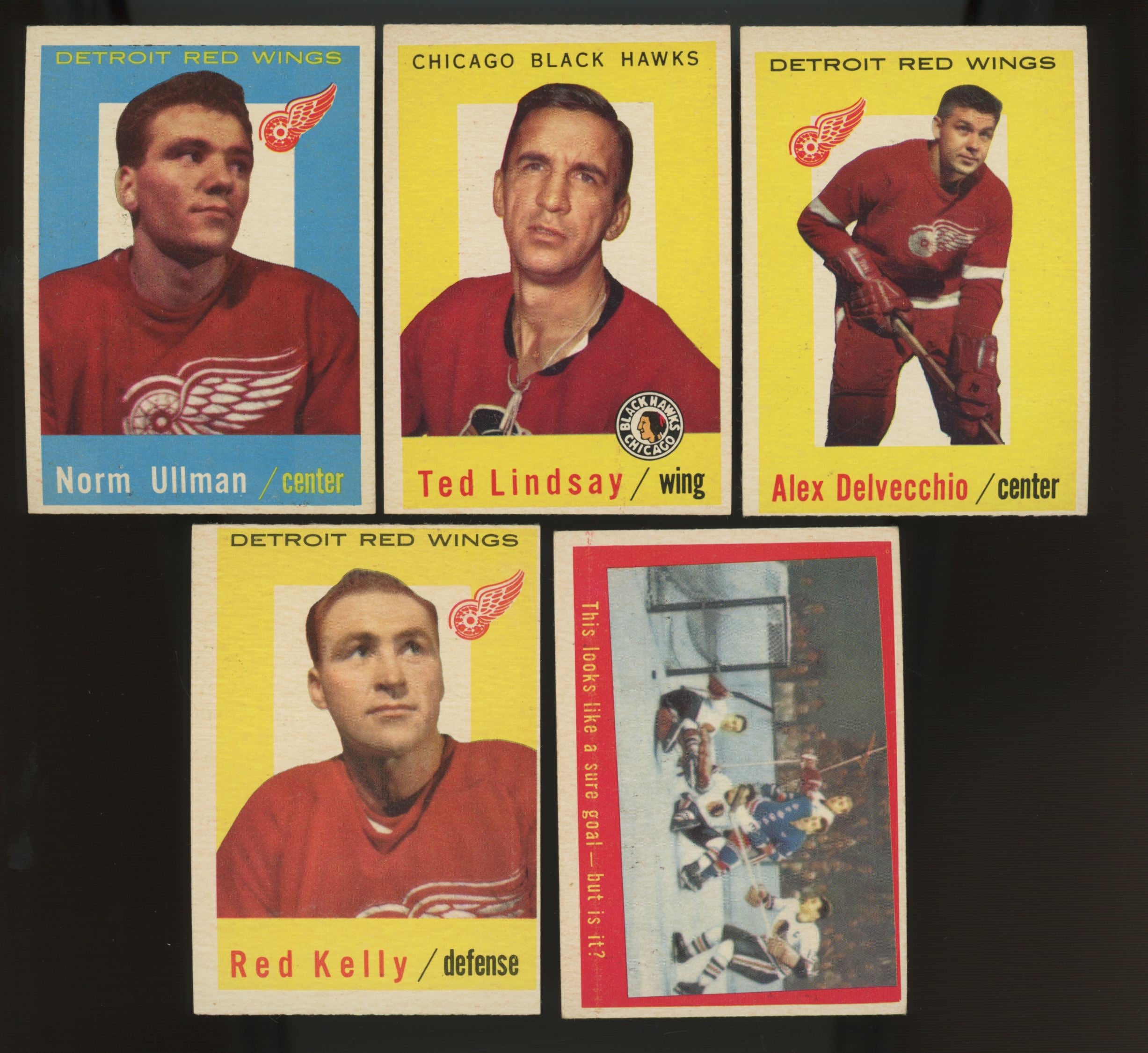 1959/60 Topps Hockey Complete Set (66) VG-EX/MT
