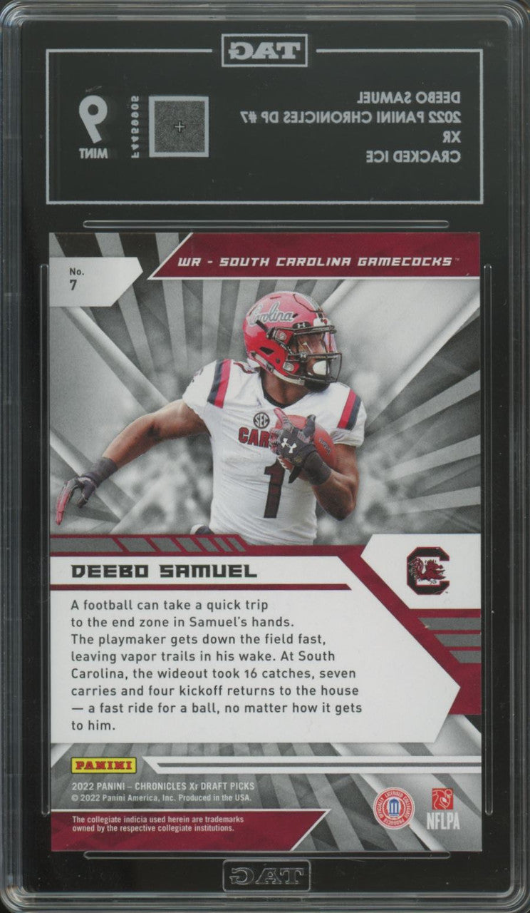 2022 Chronicles XR Deebo Samuel Cracked Ice /11 #7 TAG 9