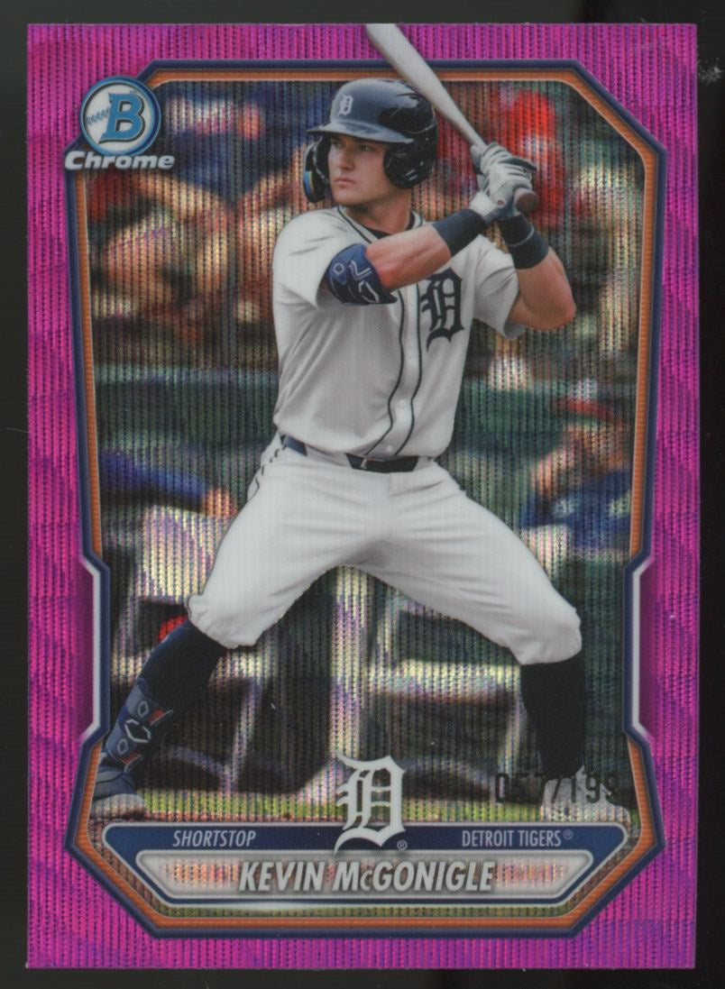 2026 Bowman Chrome Kevin McGonigle Fuchsia Wave Refractor /199 #BCP-145 "A"