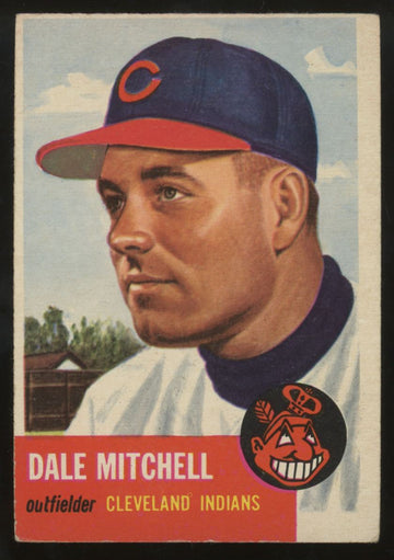 1953 Topps Dale Mitchell #26 Good