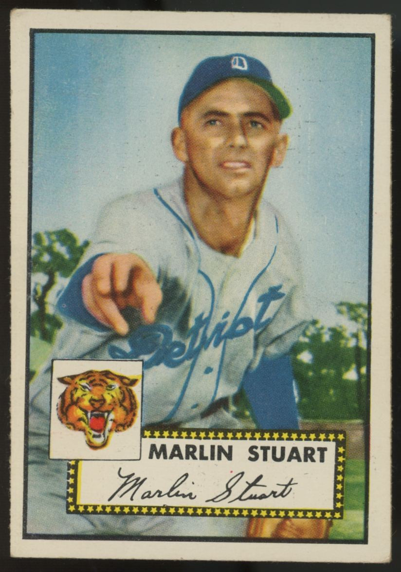 1952 Topps Marlin Stuart #208 VG/EX