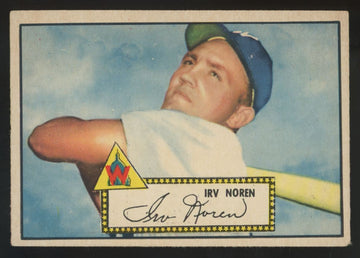 1952 Topps Irv Noren #40 VG "A"