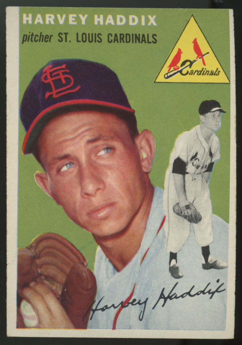 1954 Topps Harvey Haddix #9 EX