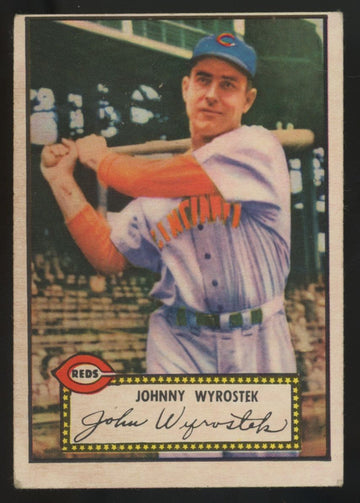 1952 Topps Johnny Wyrostek #13 Good