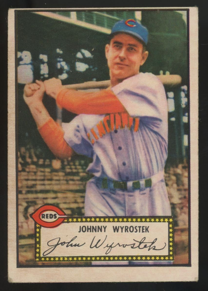 1952 Topps Johnny Wyrostek #13 Good