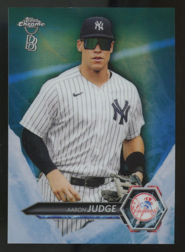 2021 Topps Chrome Ben Baller Aaron Judge Blue Icy /75 #I-1 "A"
