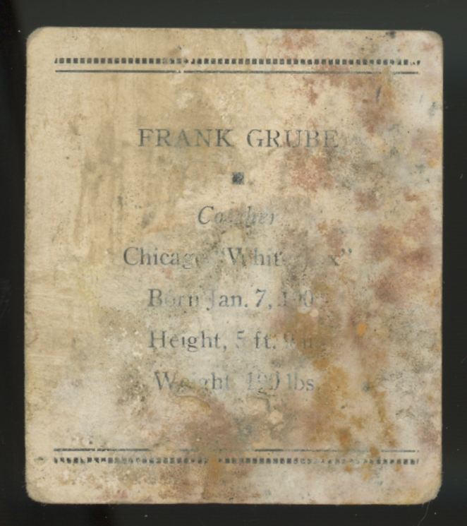 1933 Tattoo Orbit Frank Grube Poor