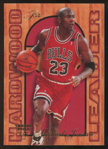 1995-96 Fleer Flair Michael Jordan Hardwood Leaders #4