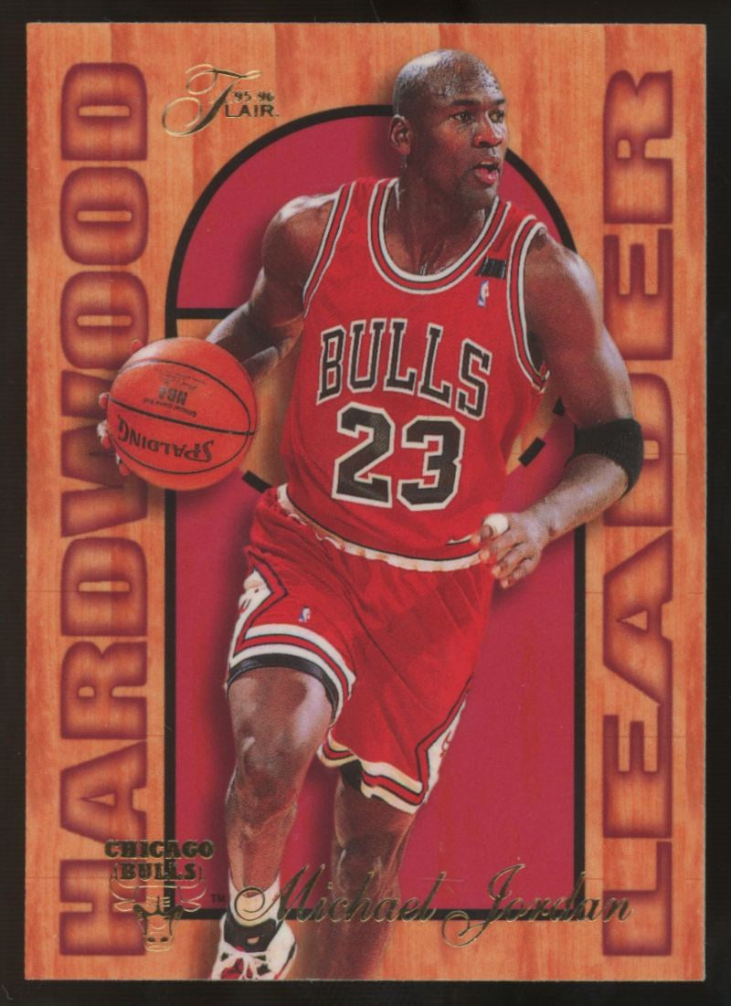 1995-96 Fleer Flair Michael Jordan Hardwood Leaders #4
