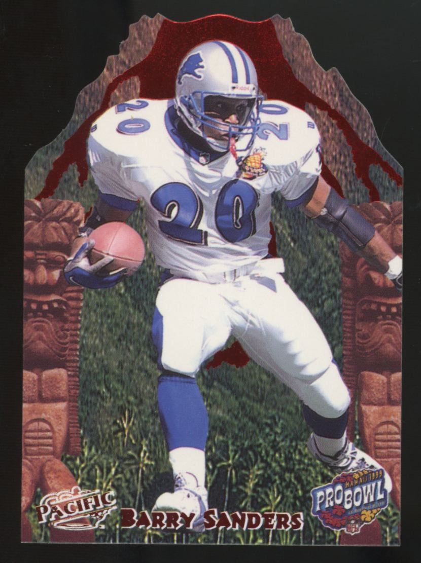 1999 Pacific Barry Sanders Pro Bowl Die Cut #8