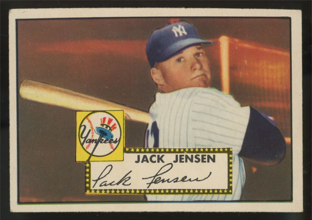 1952 Topps Jack Jensen RC #122 VG/EX